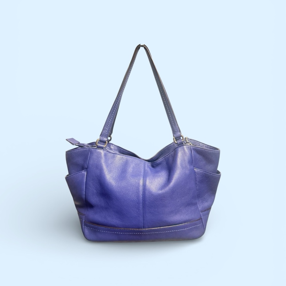 Coach Vibrant Purple Shoulder Bag - Picture 3 of 13